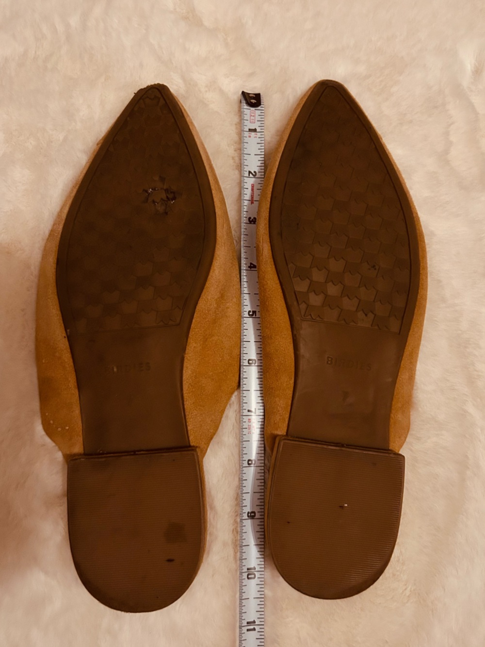 Birdies The Swan suede mules in the Golden Oak color Size 7 - Picture 14 of 14